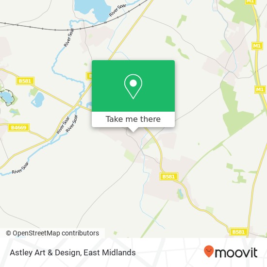 Astley Art & Design map