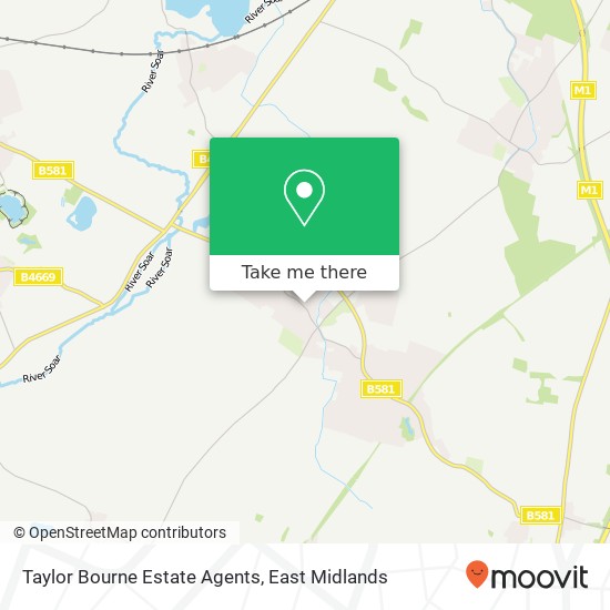 Taylor Bourne Estate Agents map