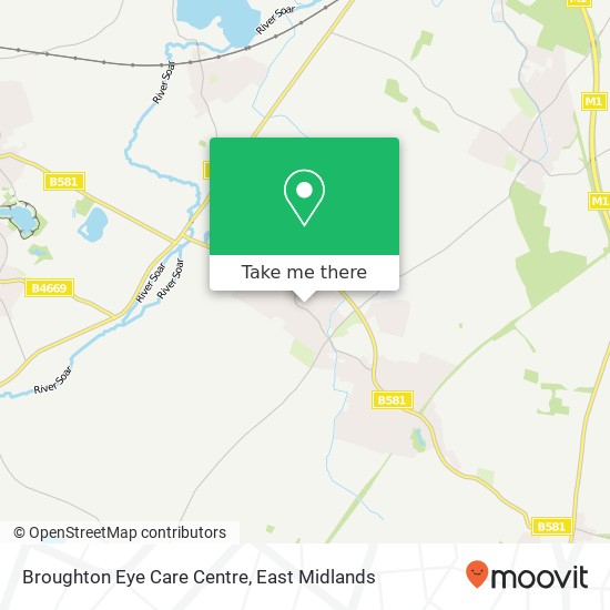 Broughton Eye Care Centre map