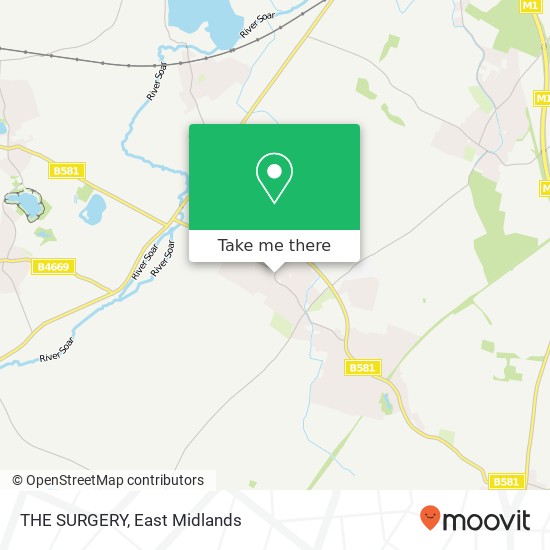 THE SURGERY map