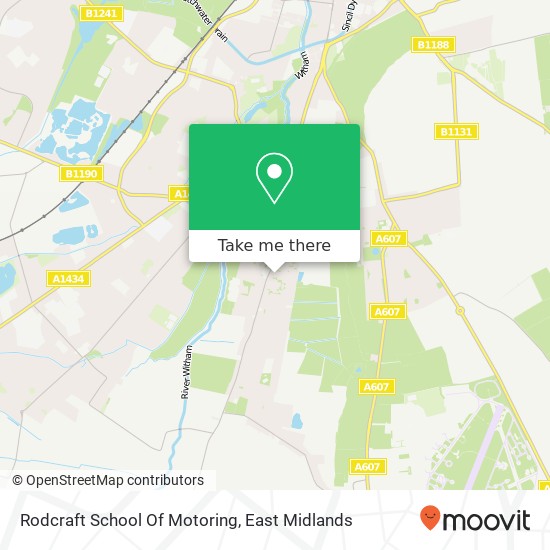 Rodcraft School Of Motoring map