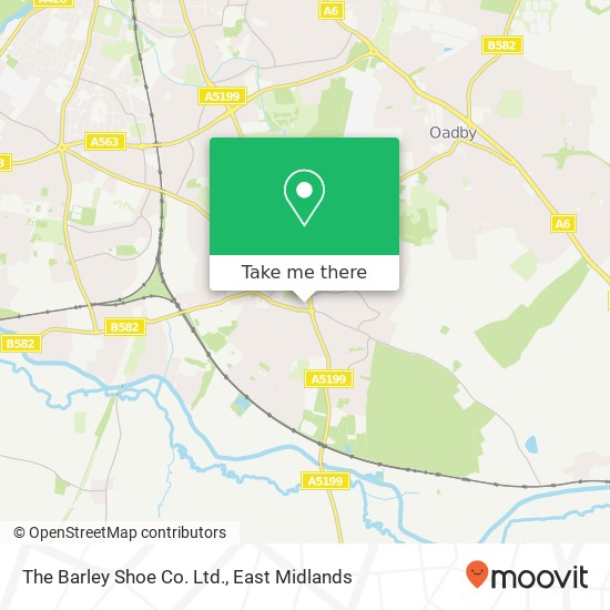 The Barley Shoe Co. Ltd. map
