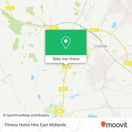 Fitness Home Hire map