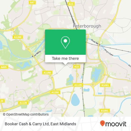 Booker Cash & Carry Ltd map