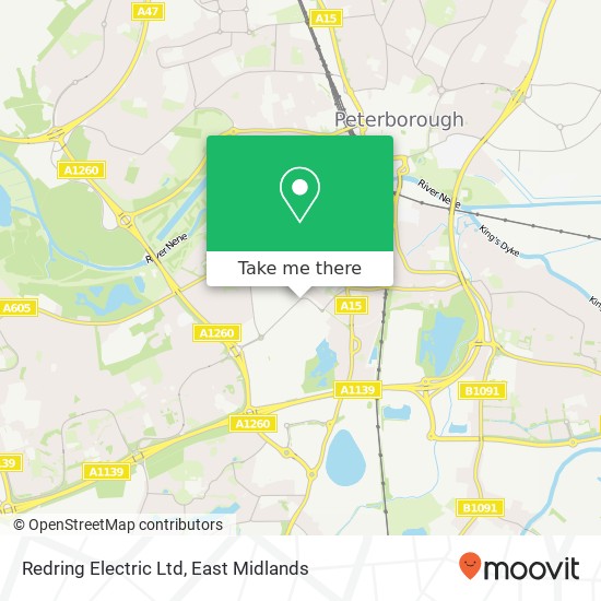 Redring Electric Ltd map