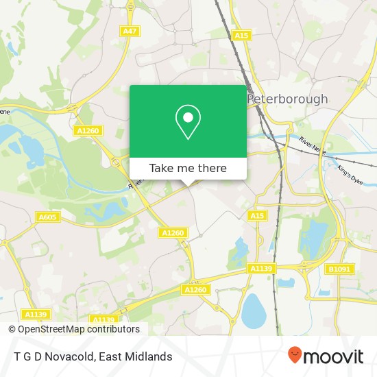 T G D Novacold map