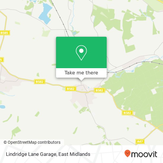 Lindridge Lane Garage map