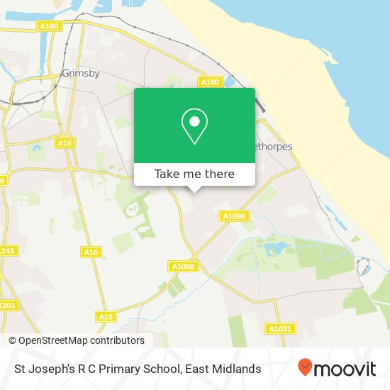 St Joseph's R C Primary School map