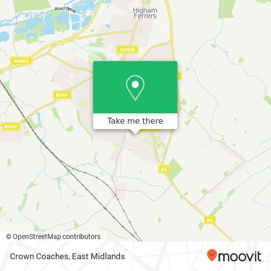 Crown Coaches map