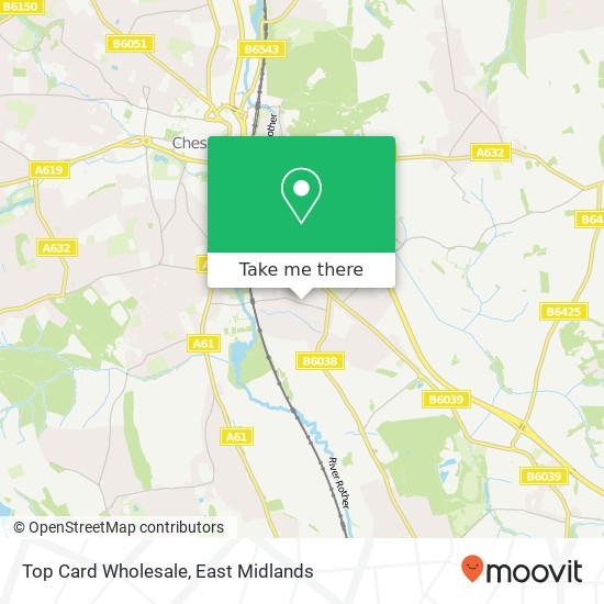Top Card Wholesale map
