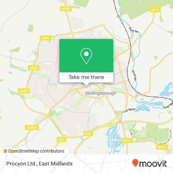 Procyon Ltd. map
