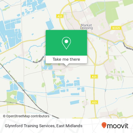 Glynnford Training Services map