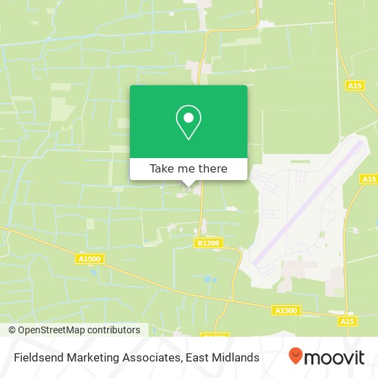 Fieldsend Marketing Associates map