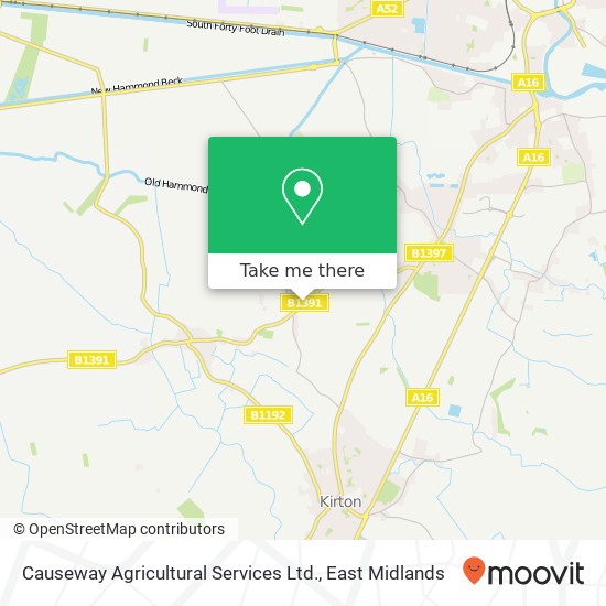Causeway Agricultural Services Ltd. map