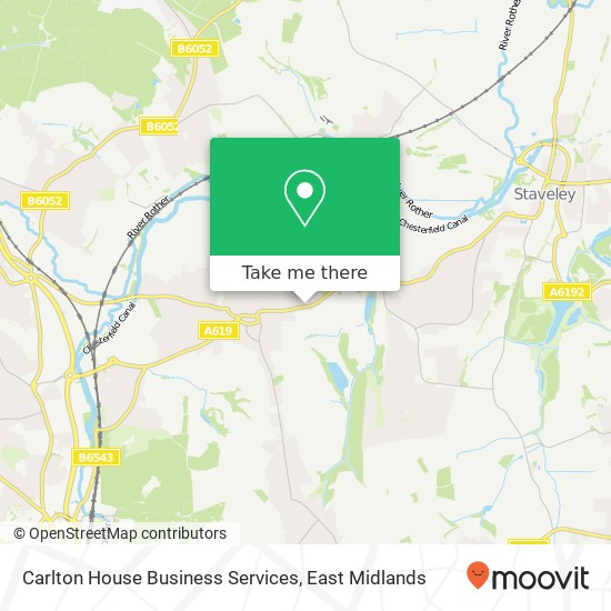 Carlton House Business Services map