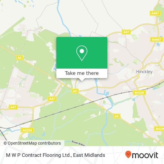 M W P Contract Flooring Ltd. map