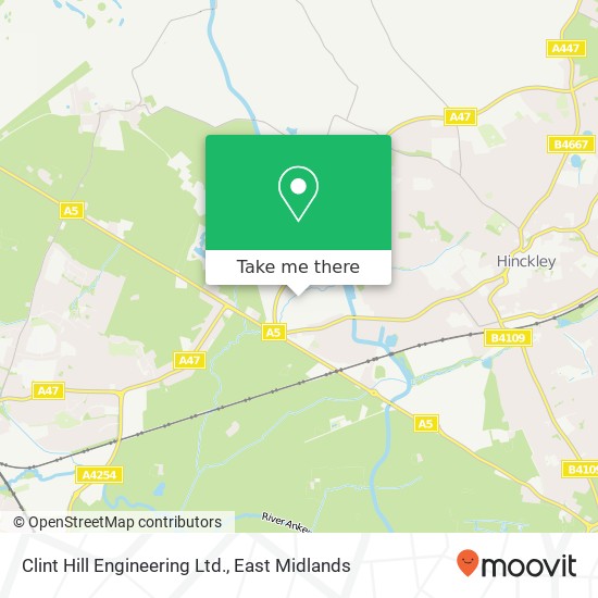 Clint Hill Engineering Ltd. map