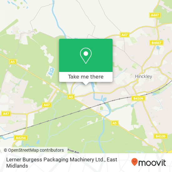 Lerner Burgess Packaging Machinery Ltd. map