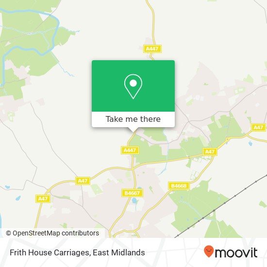 Frith House Carriages map