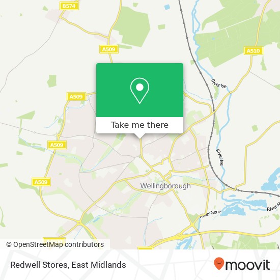 Redwell Stores map