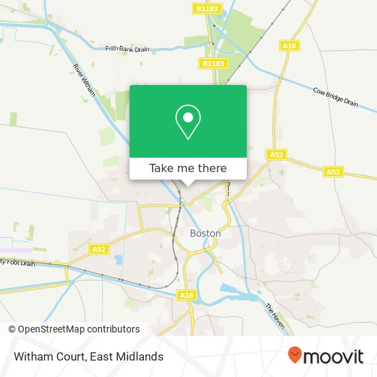 Witham Court map
