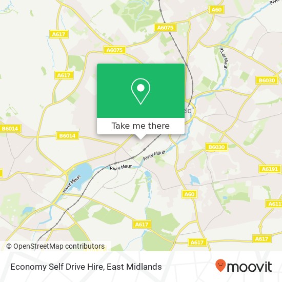 Economy Self Drive Hire map