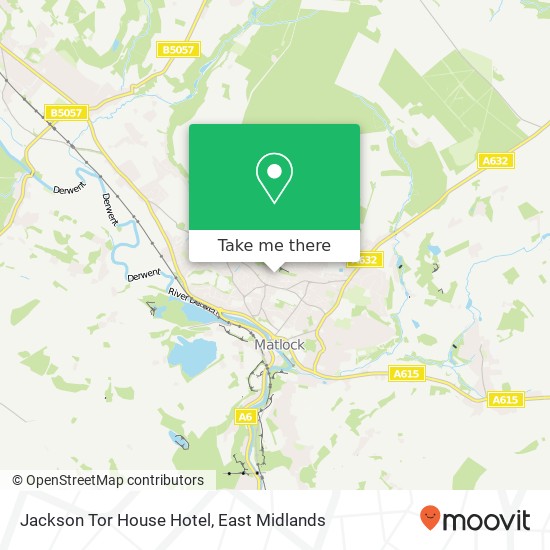 Jackson Tor House Hotel map