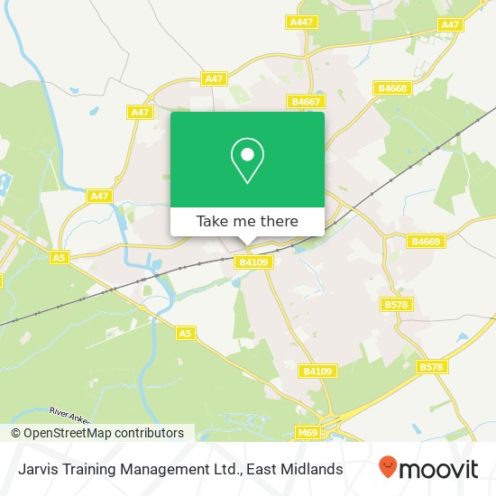 Jarvis Training Management Ltd. map