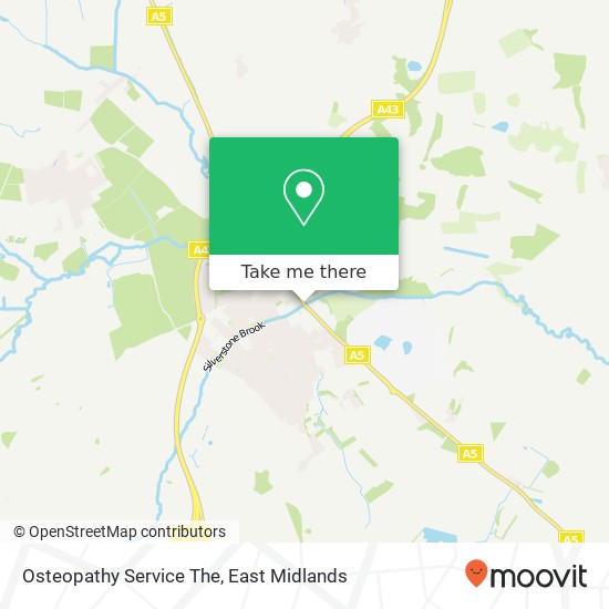 Osteopathy Service The map