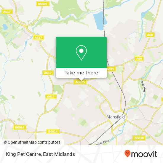 King Pet Centre map