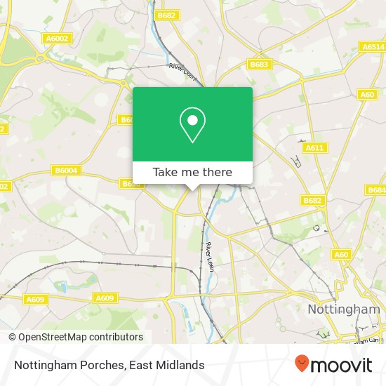 Nottingham Porches map