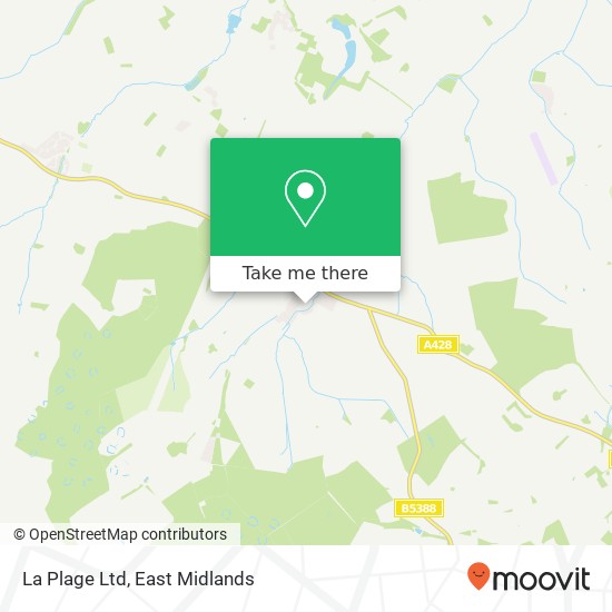 La Plage Ltd map