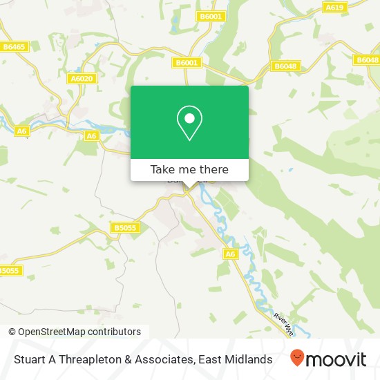 Stuart A Threapleton & Associates map