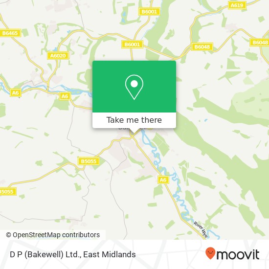 D P (Bakewell) Ltd. map
