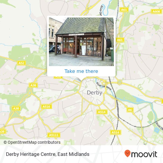 Derby Heritage Centre map
