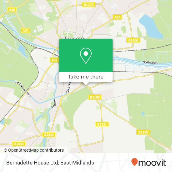 Bernadette House Ltd map