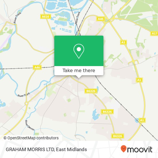 GRAHAM MORRIS LTD map