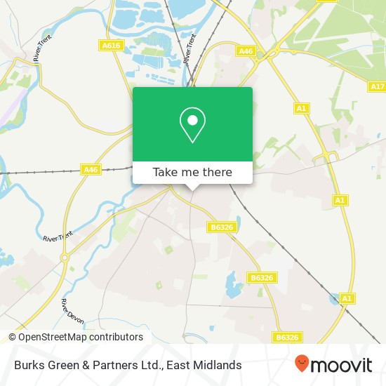 Burks Green & Partners Ltd. map