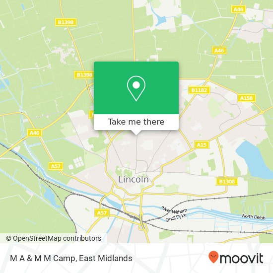 M A & M M Camp map