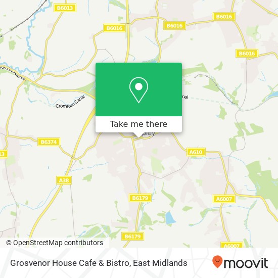 Grosvenor House Cafe & Bistro map