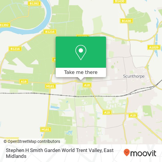 Stephen H Smith Garden World Trent Valley map