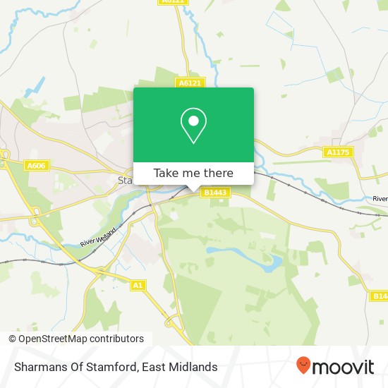 Sharmans Of Stamford map