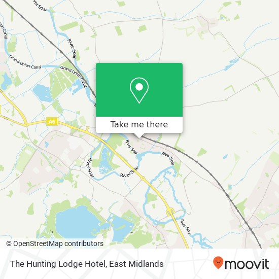 The Hunting Lodge Hotel map