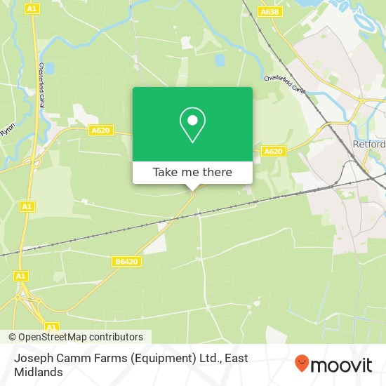 Joseph Camm Farms (Equipment) Ltd. map