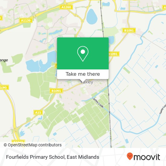Fourfields Primary School map