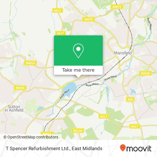 T Spencer Refurbishment Ltd. map