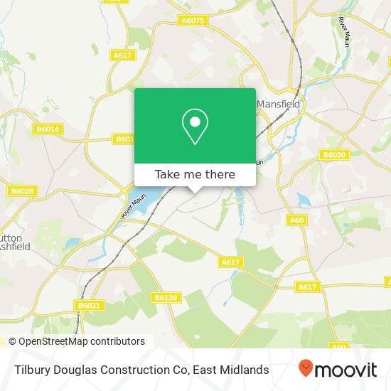 Tilbury Douglas Construction Co map
