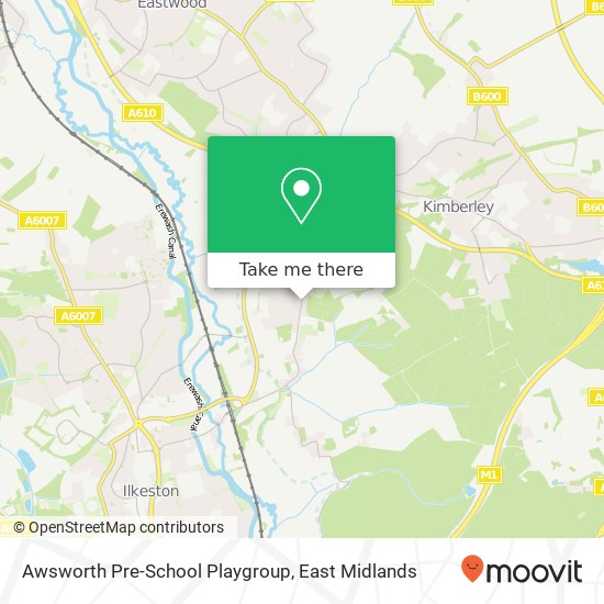Awsworth Pre-School Playgroup map