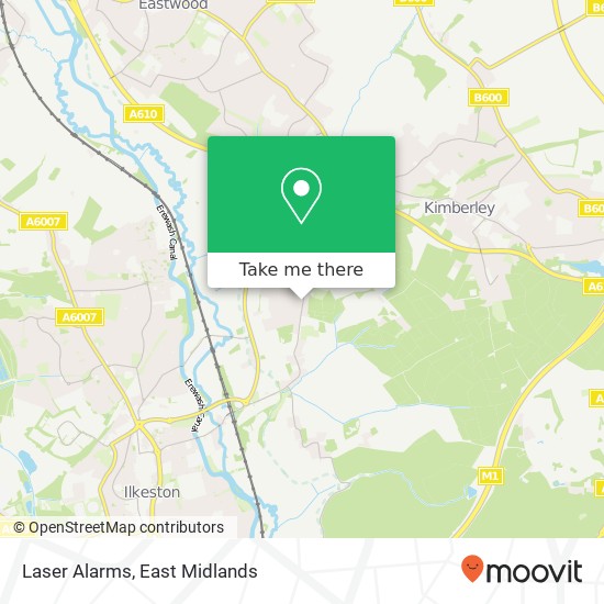 Laser Alarms map