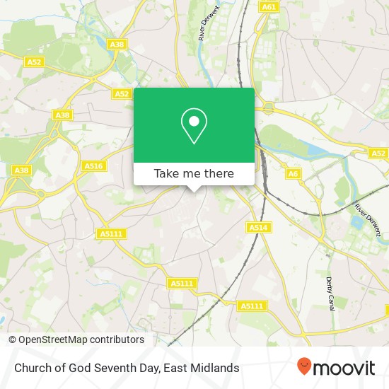 Church of God Seventh Day map